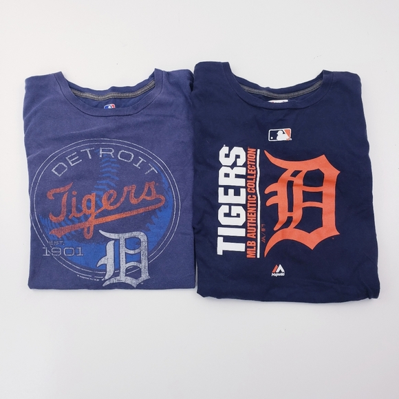 Majestic Other - Majestic Detroit Tigers Navy Blue MLB Graphic Tee Size XL Men Unbranded XL Tee